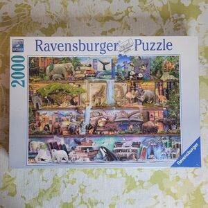 Ravensburger Animal Book Shelves 2000 Piece Puzzle - NEW, sealed